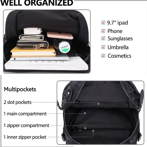 🌟Best Seller 🌟Black Backpack to Shoulder B… - Picture 6 of 9